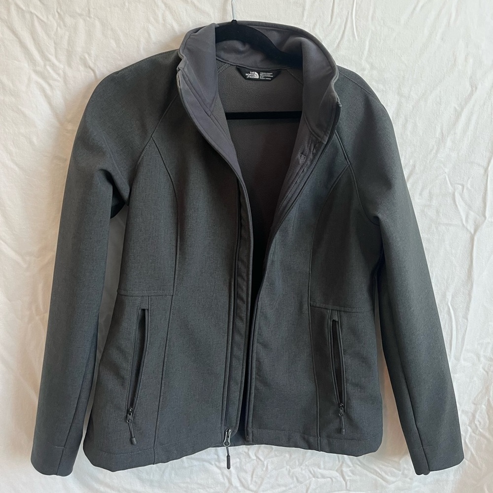 North Face Gray Softshell Jacket